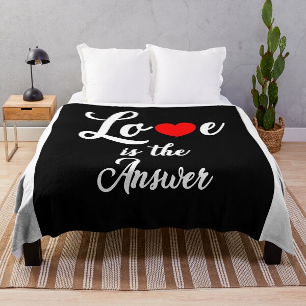 Item preview, Love Is The Answer Quote Art Design Inspirational designed and sold by vividpixelusa.