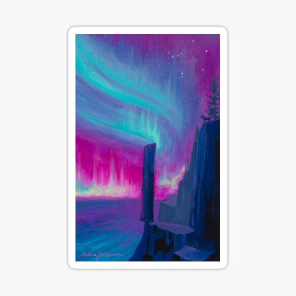 Zodiac Signs as Landscapes- Libra Sticker