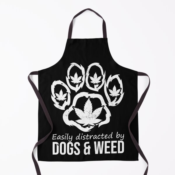 Item preview, Easily Distracted By Dogs And Weed Shirt Funny Dog Lover designed and sold by MarioShirtWorld.