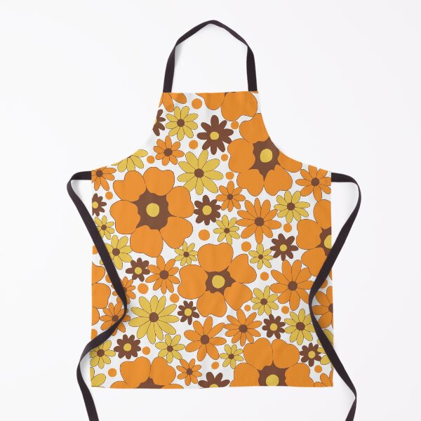 Item preview, 70s Fall Floral Pattern (White Version) designed and sold by eltonjuan.