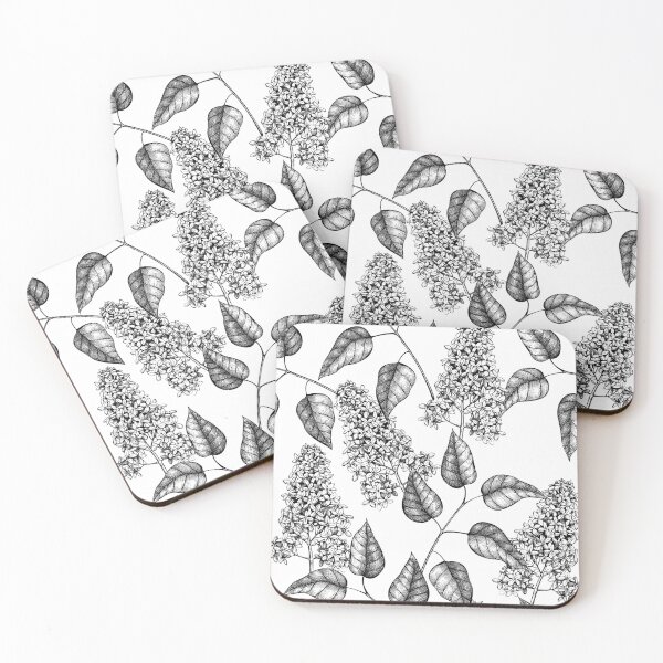 Item preview, Lilac Floral Pattern designed and sold by findot.