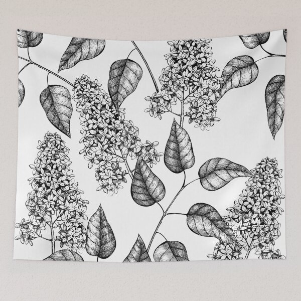Item preview, Lilac Floral Pattern designed and sold by findot.