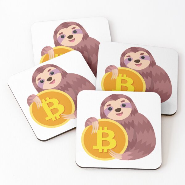 Item preview, sloths with Bitcoin  designed and sold by zanbo.