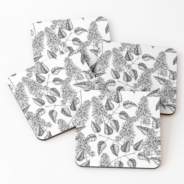 Item preview, Lilac Tree Floral Pattern designed and sold by findot.