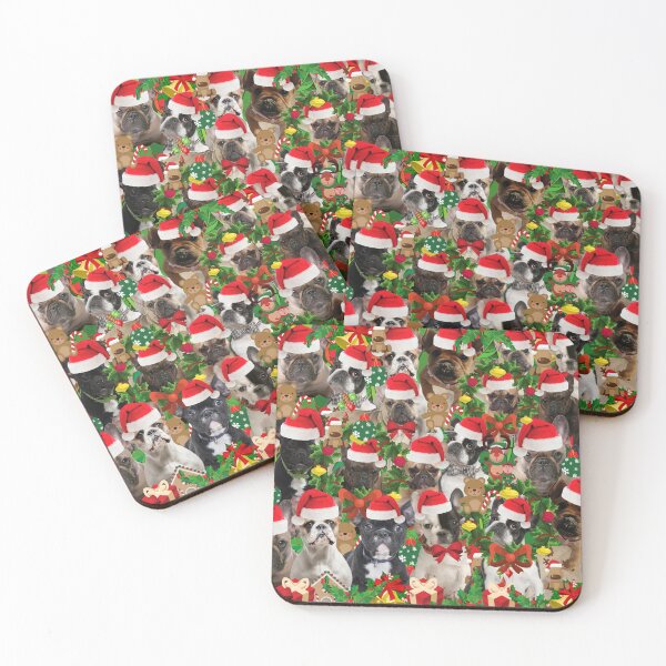 Item preview, French Bulldog Christmas Maze designed and sold by FunShirtDesigns.