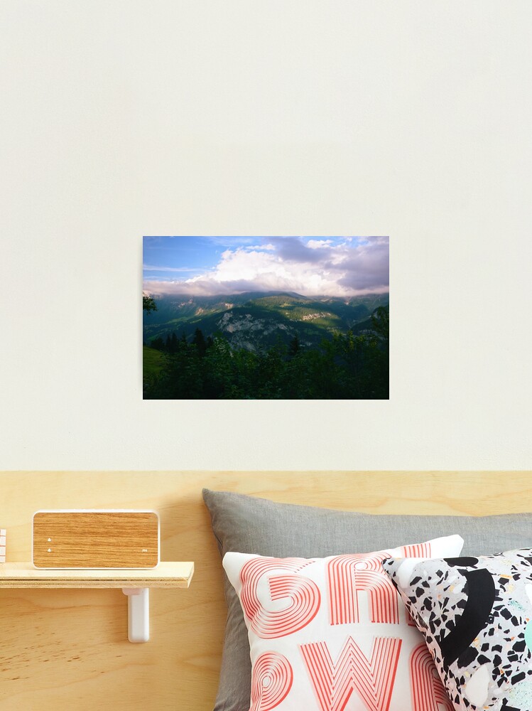 Thumbnail 2 of 3, Photographic Print, Alpine Evening designed and sold by Mallorn.