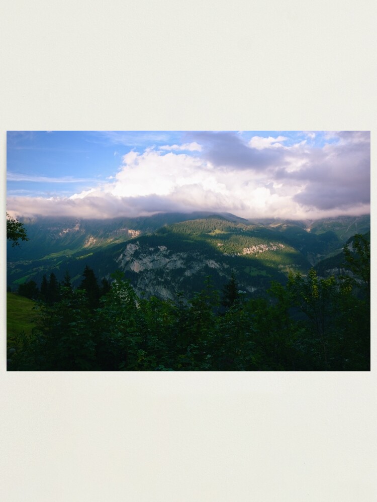Thumbnail 1 of 3, Photographic Print, Alpine Evening designed and sold by Mallorn.
