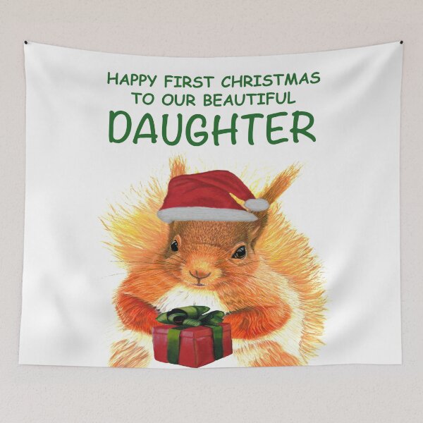 Item preview, HAPPY FIRST CHRISTMAS TO OUR BEAUTIFUL DAUGHTER designed and sold by IslesArt.