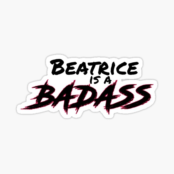 Item preview, 'Beatrice is a Badass' Warrior Nun designed and sold by Oi Blondie Crafts.
