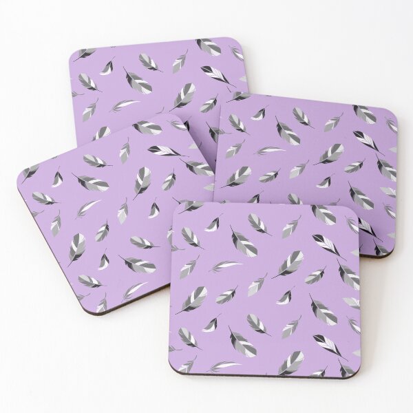 Item preview, Feathers in Lavender and Steel designed and sold by michaelpopov.