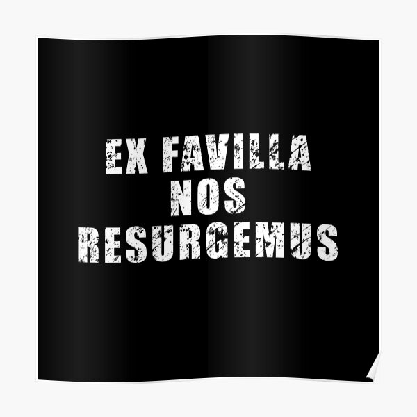Ex Favilla Nos Resurgemus Latin Phrase Meaning From The Ashes We Will Rise Poster By Be A Warrior Redbubble
