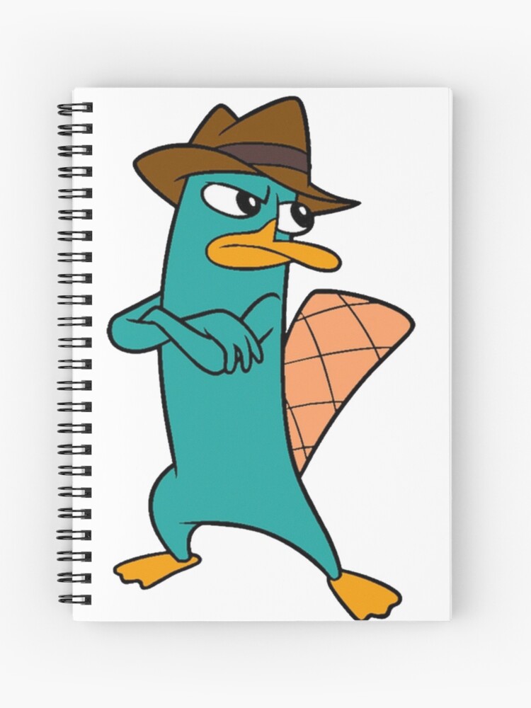 Cuaderno de espiral «Perry el ornitorrinco» de TirnanOg020 | Redbubble