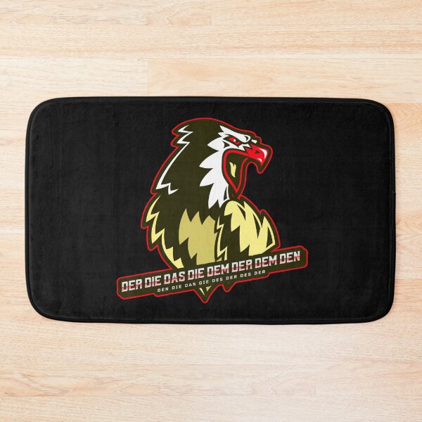 Item preview, German Articles Der Die Das Grammar Funny Aggressive Eagle designed and sold by Time4German.