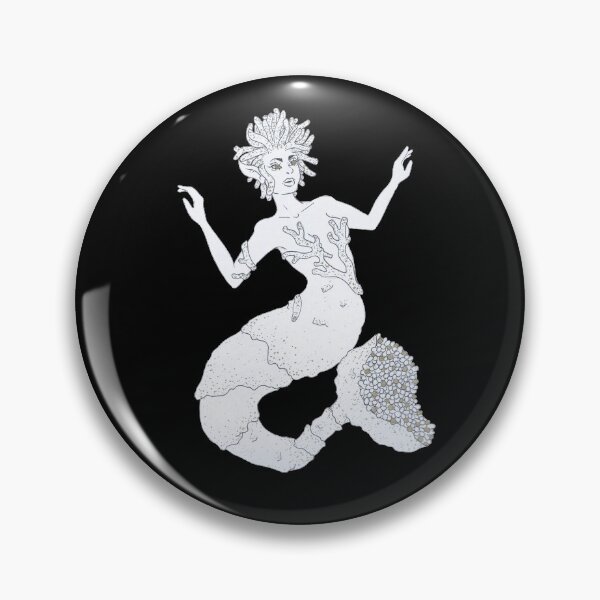 Item preview, Inked Coral Mermaid designed and sold by AvalonUnmuzzled.
