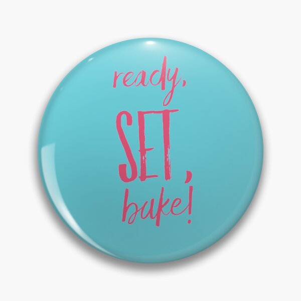 Item preview, Ready set bake! Great British Bake off / Great British Baking Show (Aqua) designed and sold by Attenborough_Fan.