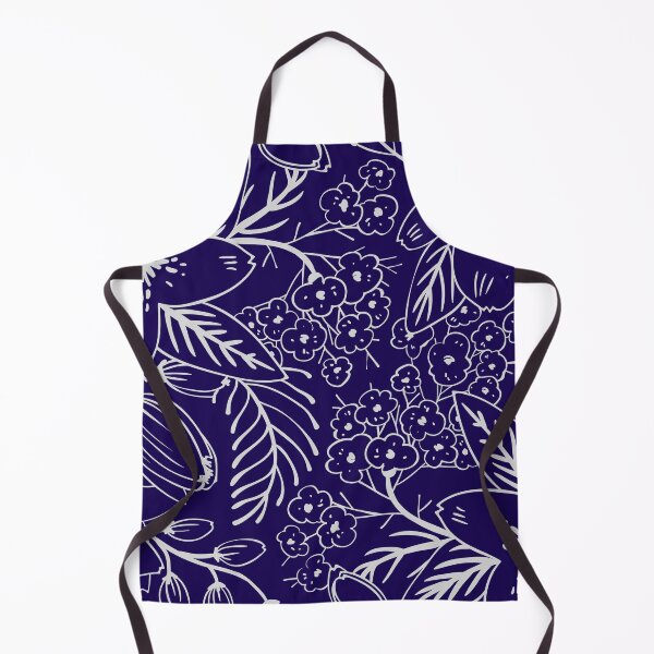 Item preview, Blue Floral Lines designed and sold by Kamaloca.