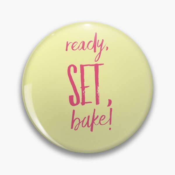 Item preview, Ready set bake! Great British Bake off / Great British Baking Show (yellow) designed and sold by Attenborough_Fan.