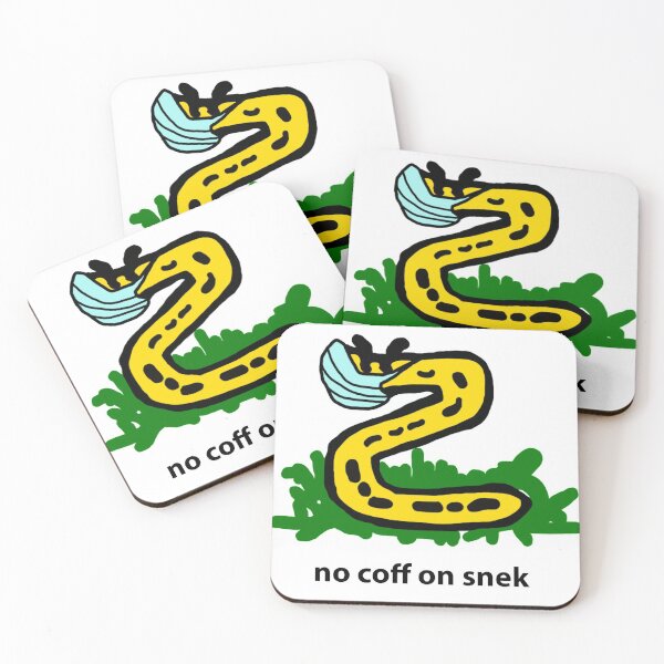 Item preview, no coff on snek No Cough on Snake Gadsden Flag Don't Tread on Me designed and sold by candiceyacono.