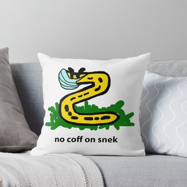 Item preview, no coff on snek No Cough on Snake Gadsden Flag Don't Tread on Me designed and sold by candiceyacono.