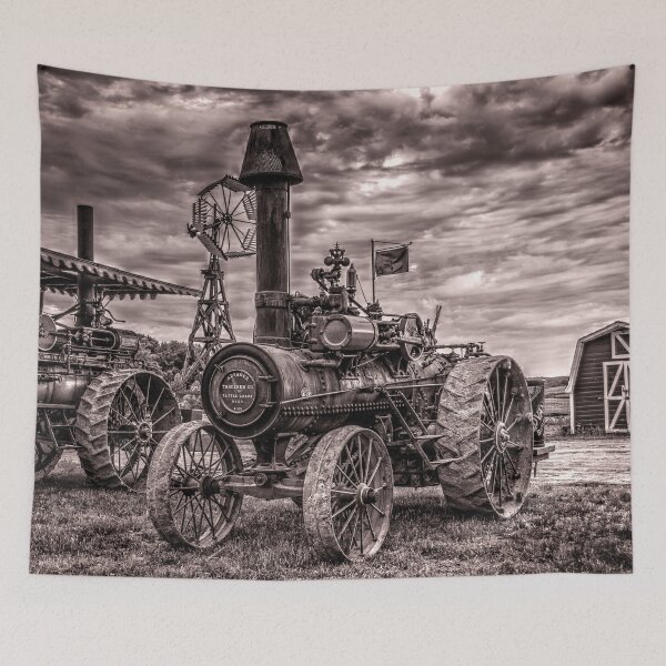 Item preview, Russell Steam Traction Engine Toned designed and sold by Shelly Gunderson.