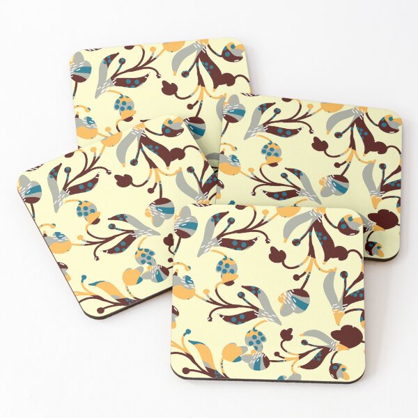Item preview, Abstract floral pattern design designed and sold by Openspace2020.