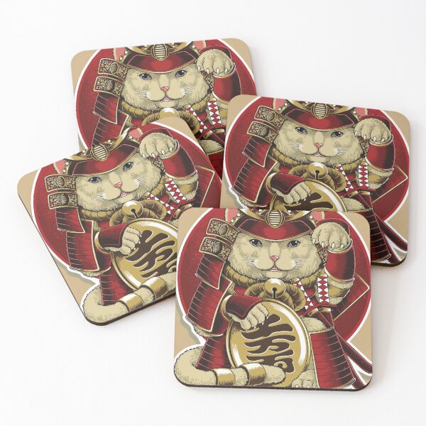 Item preview,  Cat Samurai Kawaii designed and sold by Artcraft-Ink.