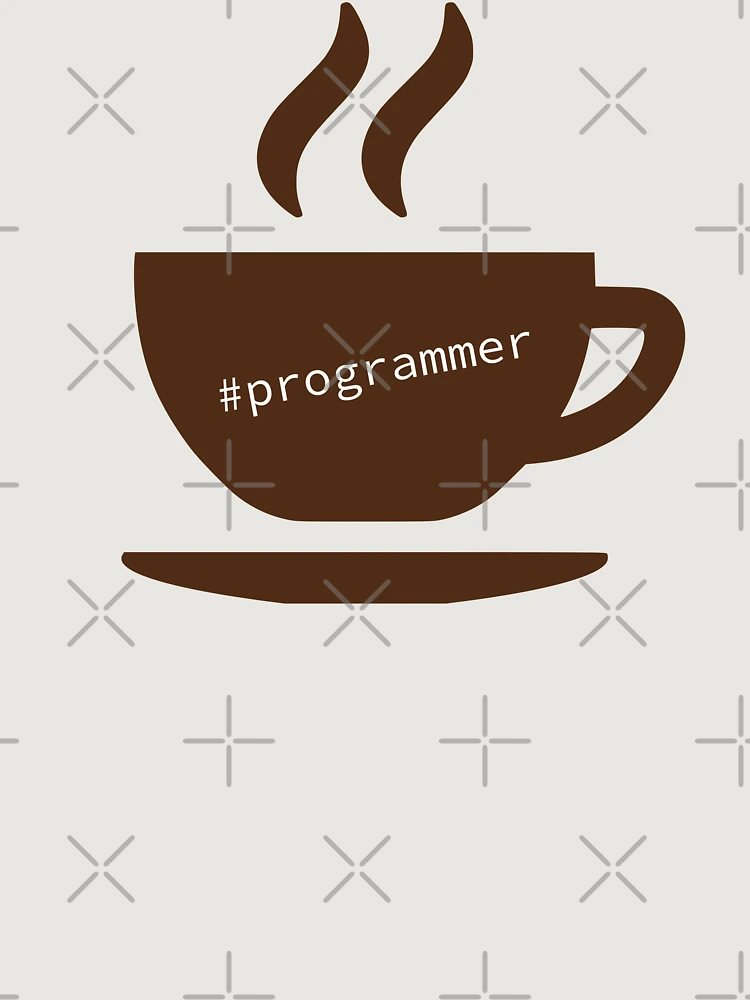 Thumbnail 6 of 6, Premium Oversized Sweatshirt, Hashtag Programmer, Coffee, Software Engineer, Computer Science, Web, WWW, Programming Humor designed and sold by Max-Wear.
