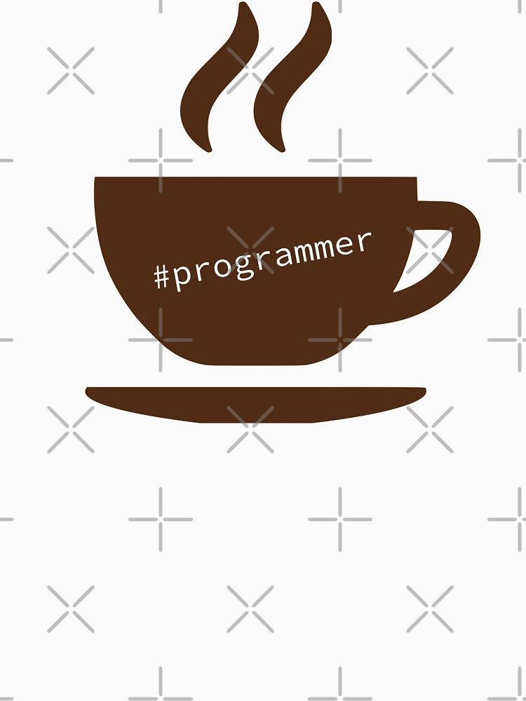 Thumbnail 6 of 6, Pullover Hoodie, Hashtag Programmer, Coffee, Software Engineer, Computer Science, Web, WWW, Programming Humor designed and sold by Max-Wear.