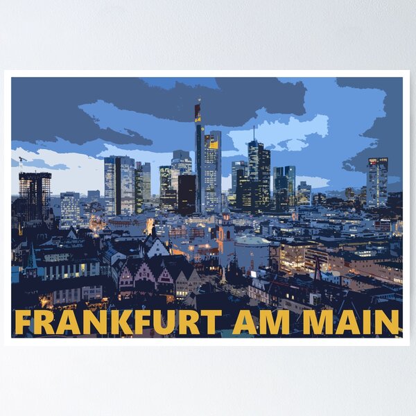 Wandbilder: Frankfurt Am Main | Redbubble | Poster