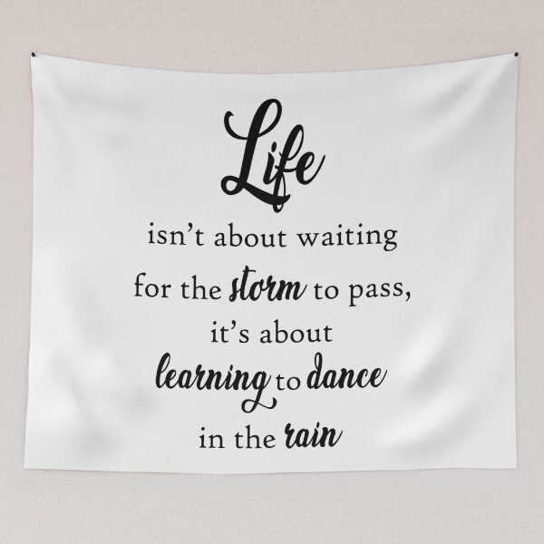 Item preview, Life Isnt About Waiting Quote Art Design Inspira designed and sold by vividpixelusa.