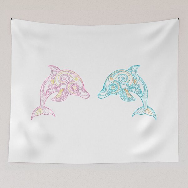 Item preview, Dainty Dolphins designed and sold by Elle  Hazlett.