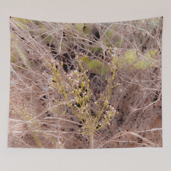 Item preview, Closeup green plant and dry grass field background designed and sold by Mrvell.