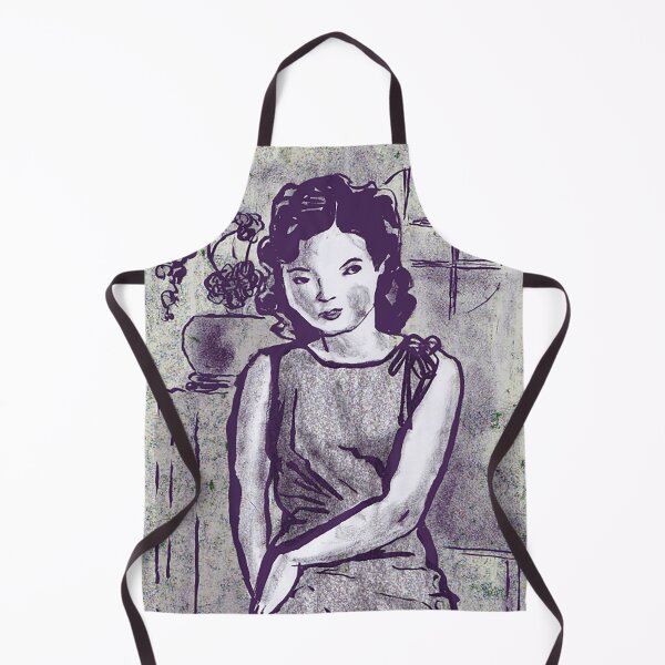 Artikelvorschau, Vintage chinesische Pin-up-Zeichnung entworfen und verkauft von Pianobeast.