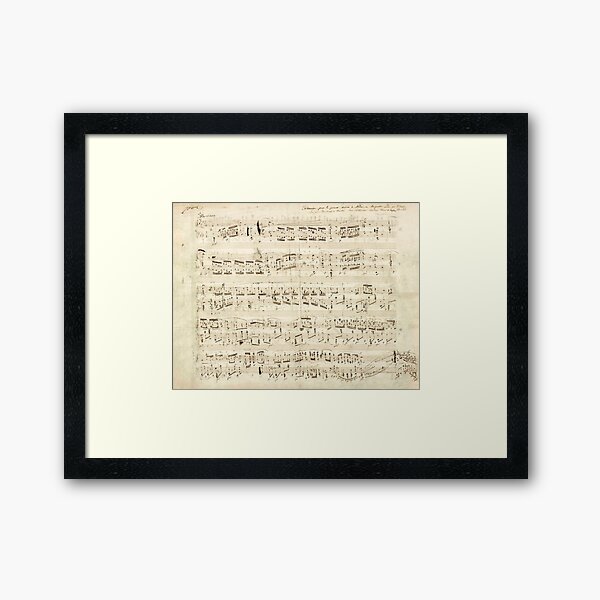 Item preview, Chopin | Polonaise | Original manuscript score designed and sold by en10minutos.