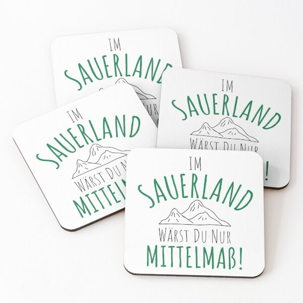 Item preview, In the Sauerland you would only be average! designed and sold by Geck-O Design.