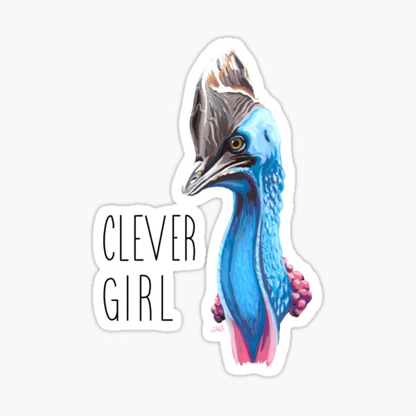 Item preview, Clever Girl (Cassowary) designed and sold by LauraWolfArtist.