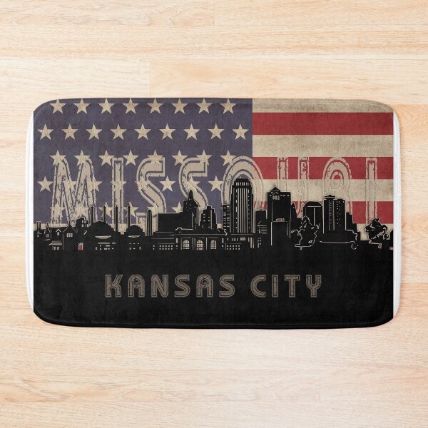 Item preview, kansas city skyline flag designed and sold by BekimART2.