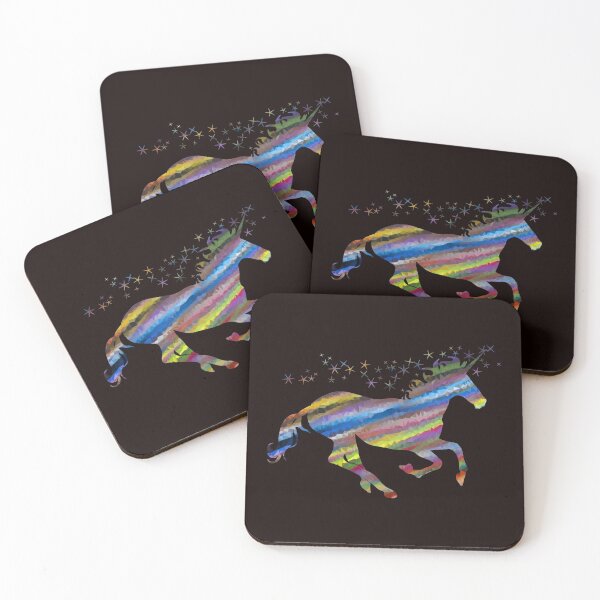 Item preview, Streaked Prismatic Unicorn  designed and sold by WoodburyLake.