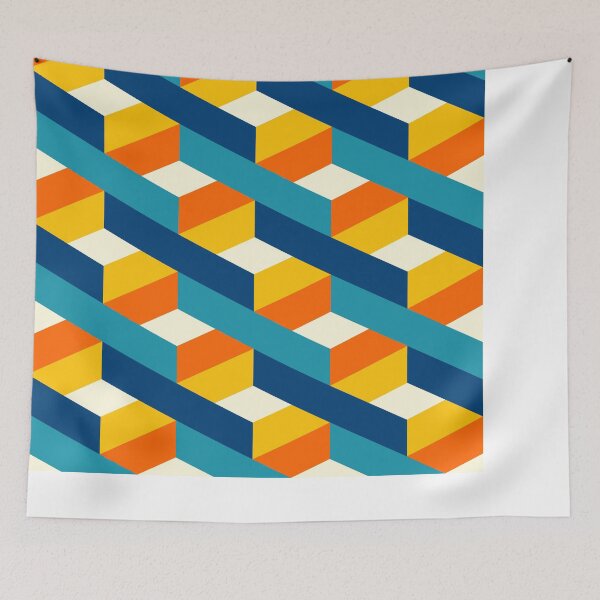 Item preview, Retro 3D Pattern designed and sold by 2411.
