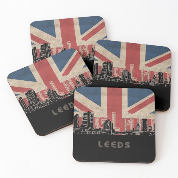 Artikelvorschau, Leeds Skyline Flagge entworfen und verkauft von BekimART2.