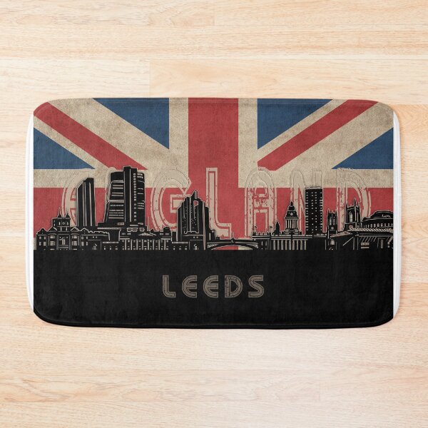 Item preview, leeds skyline flag designed and sold by BekimART2.