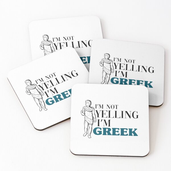 Item preview, I'm Not Yelling I'm Greek. designed and sold by Aymanclothings.