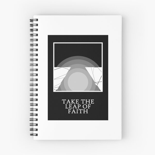 Item preview, Leap Of Faith Quote Art Design Inspirational Moti designed and sold by vividpixelusa.