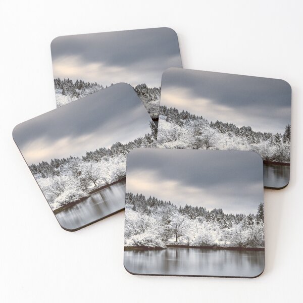 Item preview, Winter Snowy Lake Forest | Winter Mood  designed and sold by PinkRainbow.