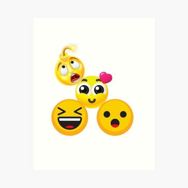 Scream Emoji Poster – Realistic Emojis