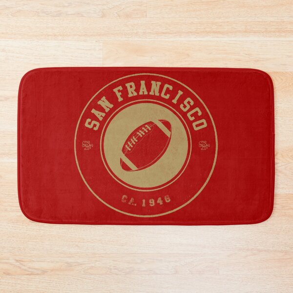 Item preview, San Francisco football vintage logo red designed and sold by KMA Home Design.