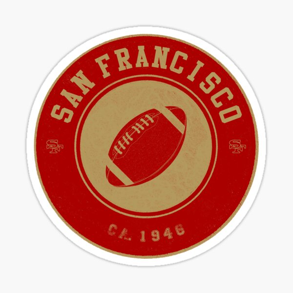 San Francisco-49er Great Dads Fan Football Sticker for Sale by lylehoa