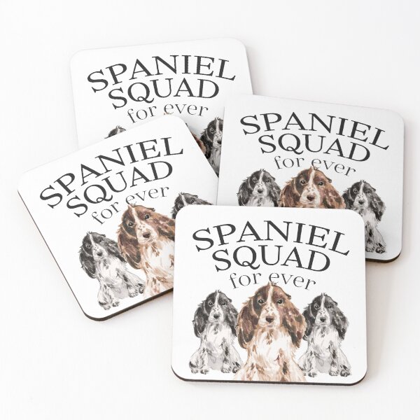 Item preview, Spaniel Squad for Ever | Spaniel cute dog designed and sold by tagadog.