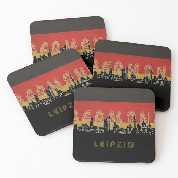 Item preview, leipzig skyline flag designed and sold by BekimART2.