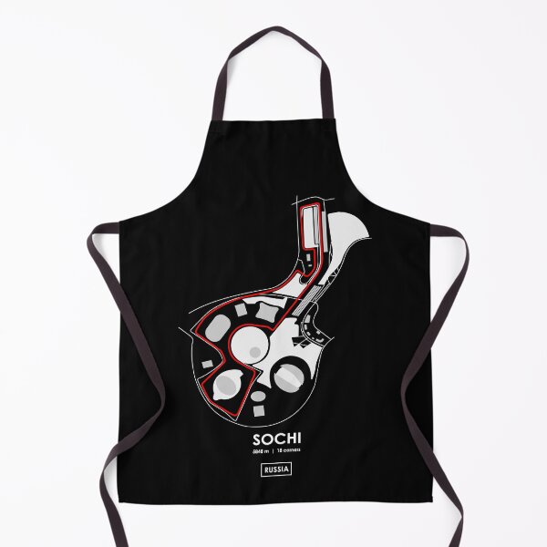 Item preview, SOCHI - RUSSIA TRACK MAP 2.0 RED designed and sold by andreanastasio.